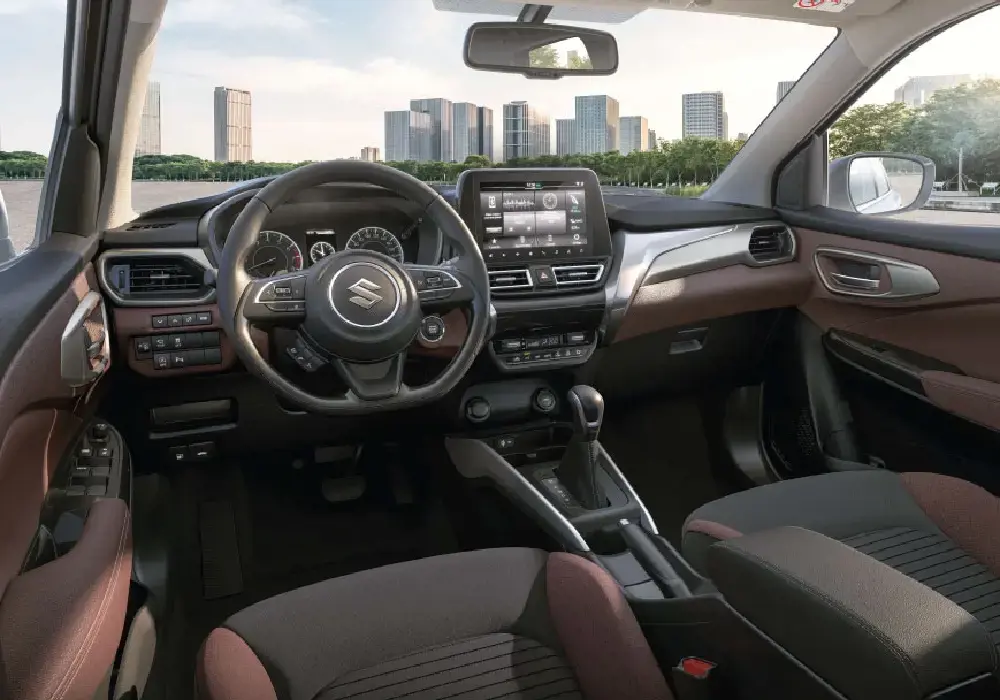 Freno de mano mecánico de un Suzuki S-Presso