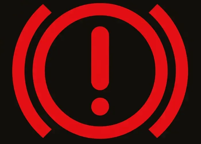 Símbolo de la luz de frenos